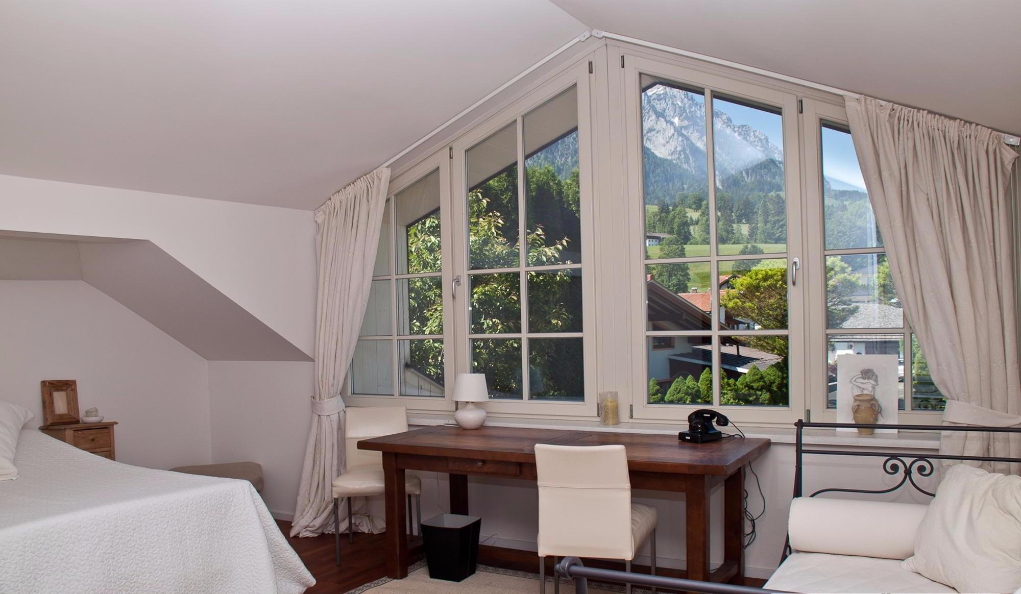 Comfortable country villa with a lake view in village of Walchsee