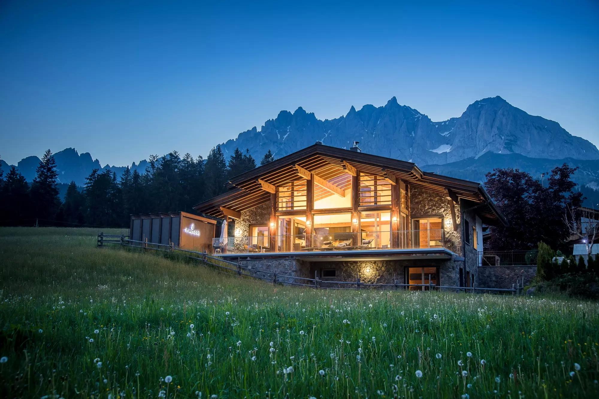 Stylish alpine chalet in a quiet location with view of Going  - 2